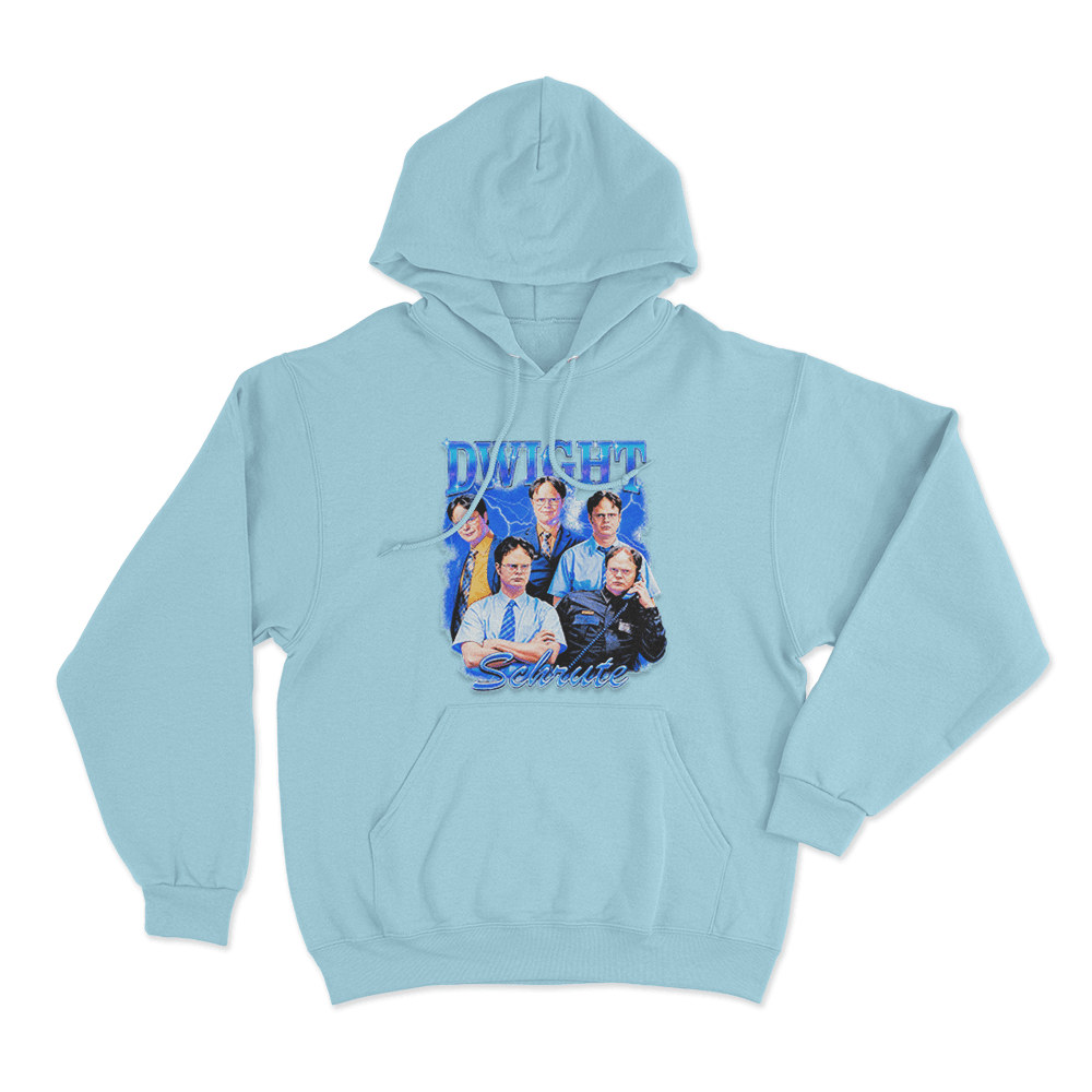 The Office Dwight Schrute Heartthrob Unisex Hoodie Sky Blue The Office Dwight Schrute Heartthrob Unisex Hoodie Sky Blue
