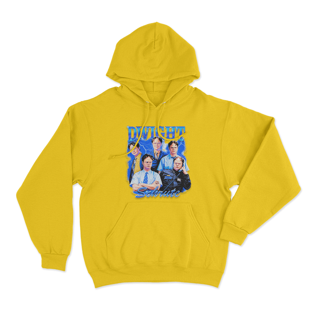 The Office Dwight Schrute Heartthrob Unisex Hoodie Yellow The Office Dwight Schrute Heartthrob Unisex Hoodie Yellow