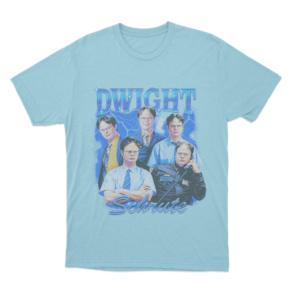 The Office Dwight Schrute Heartthrob Unisex T Shirt Sky Blue The Office Dwight Schrute Heartthrob Unisex T Shirt Sky Blue