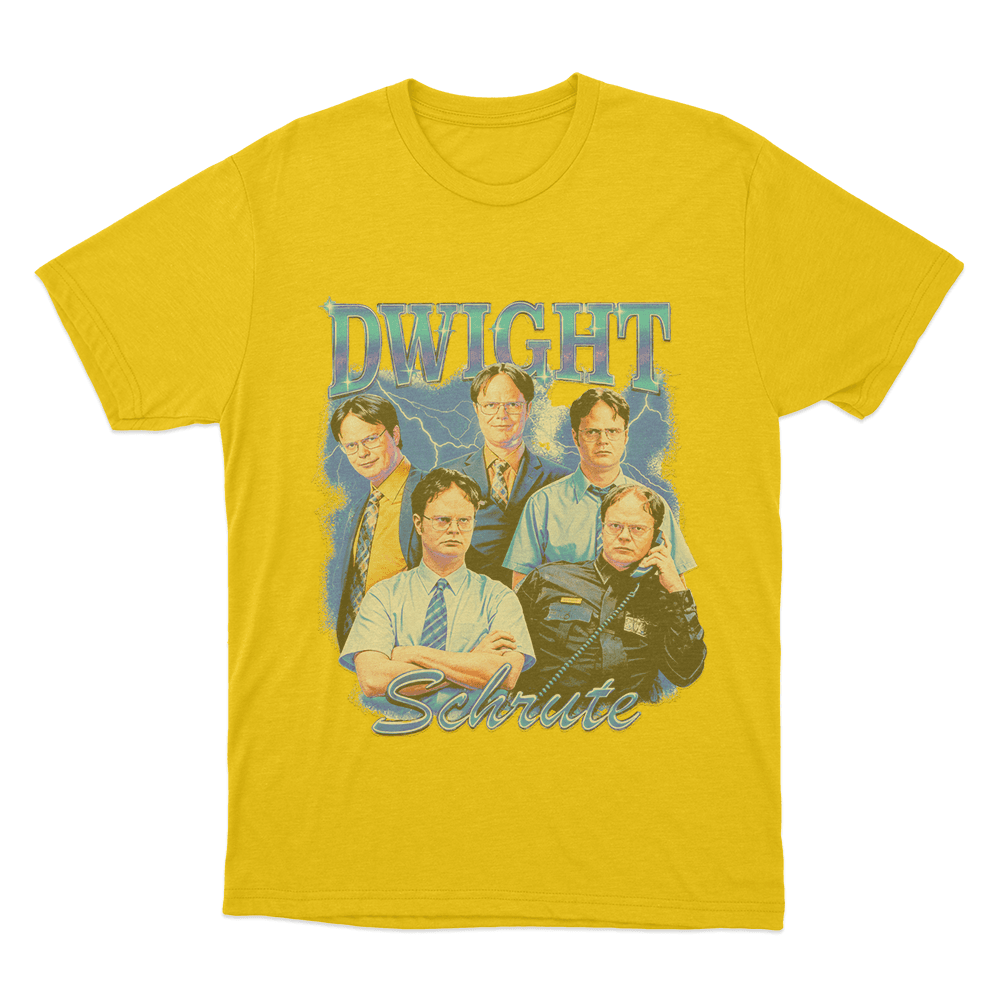 The Office Dwight Schrute Heartthrob Unisex T Shirt Yellow The Office Dwight Schrute Heartthrob Unisex T Shirt Yellow