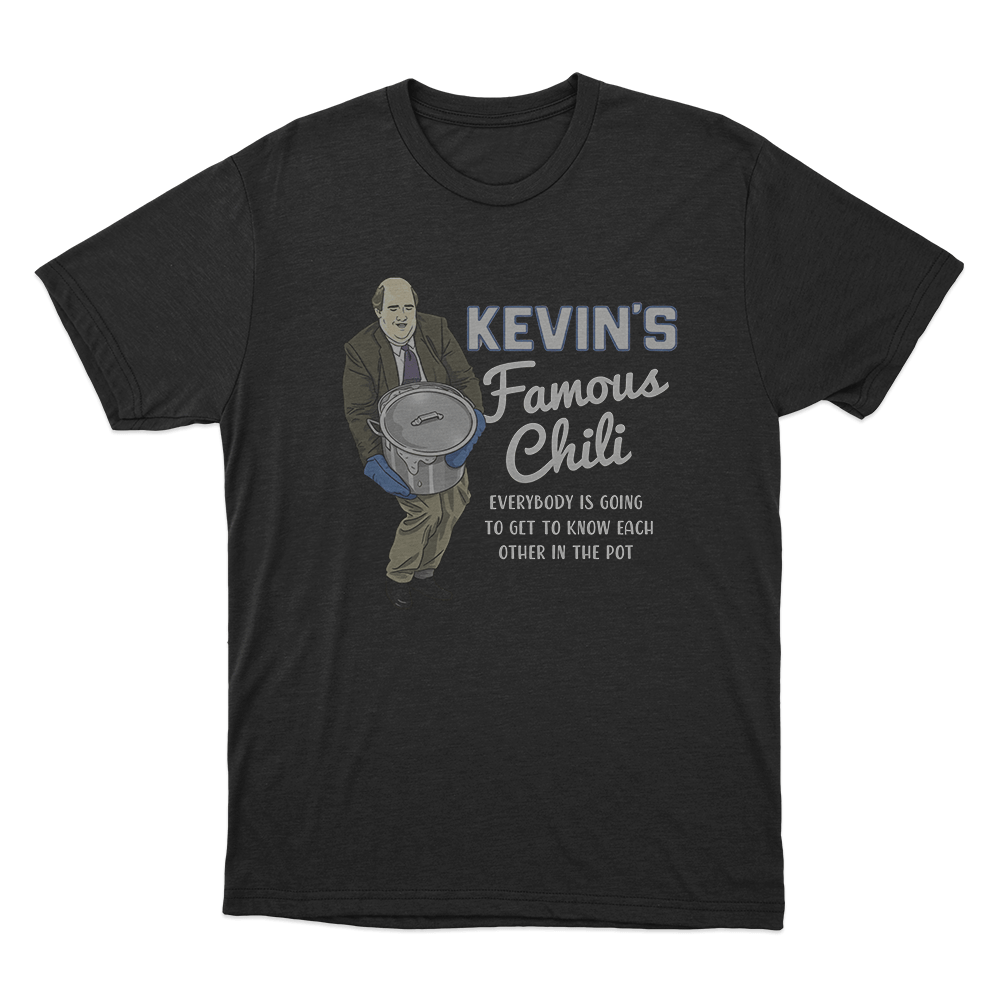 The Office Kevin's Famous Chili Unisex T Shirt Black The Office Kevins Famous Chili Unisex T Shirt Black