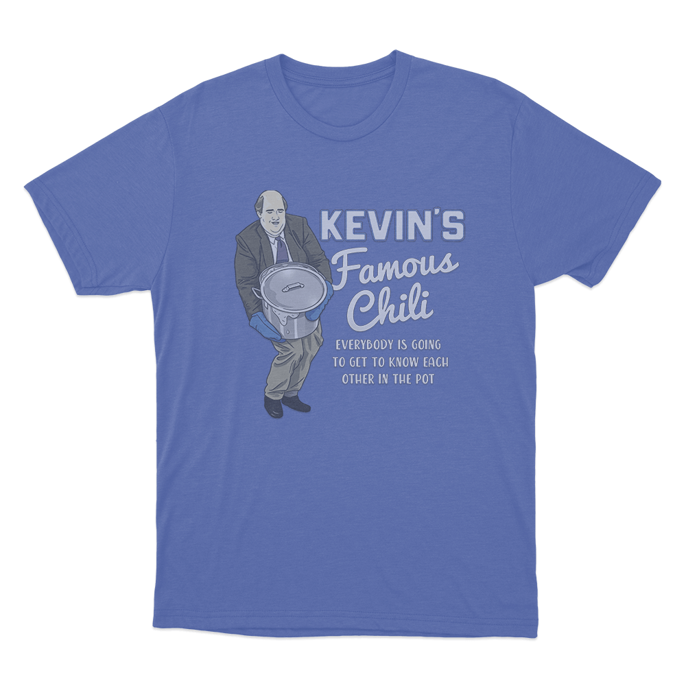 The Office Kevin's Famous Chili Unisex T Shirt Blue The Office Kevins Famous Chili Unisex T Shirt Blue