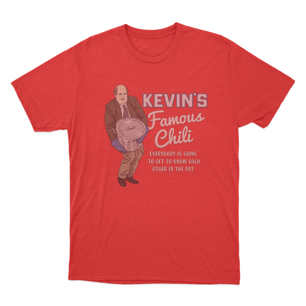 The Office Kevin's Famous Chili Unisex T Shirt Red The Office Kevins Famous Chili Unisex T Shirt Red