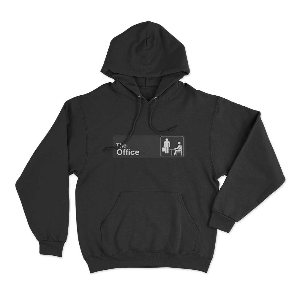 The Office Official Sign Unisex Hoodie Black The Office Official Sign Unisex Hoodie Black