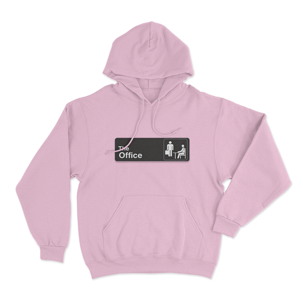 The Office Official Sign Unisex Hoodie Pink The Office Official Sign Unisex Hoodie Pink