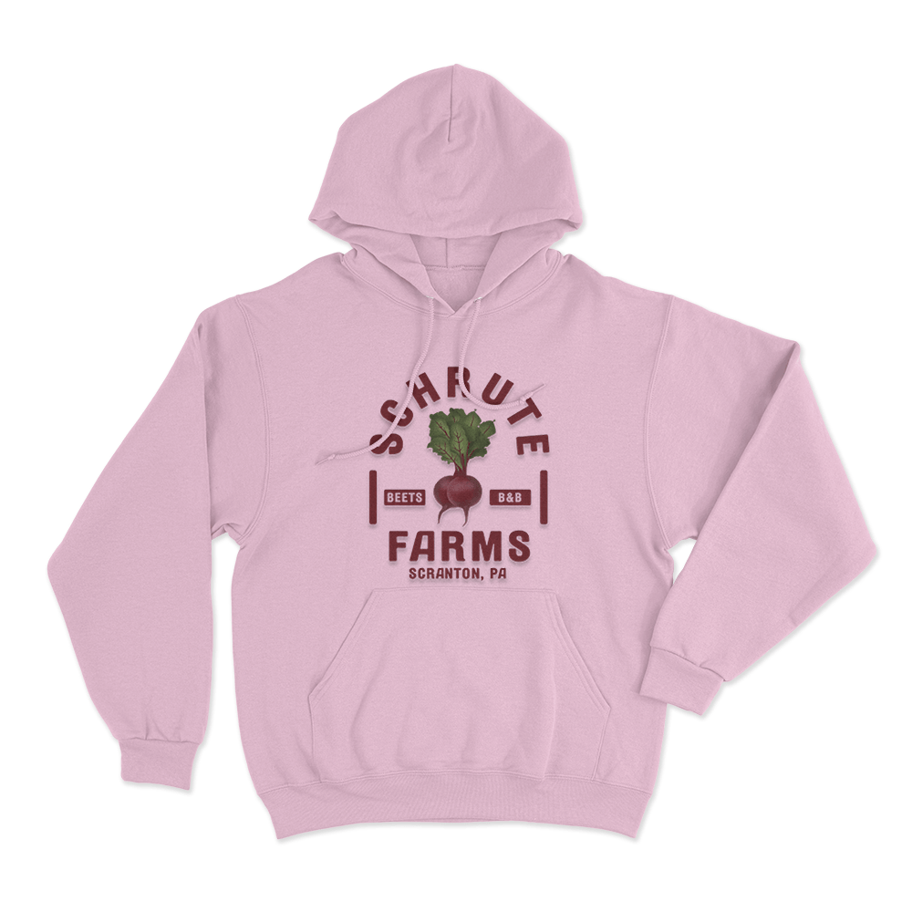 The Office Schrute Farms Unisex Hoodie Pink The Office Schrute Farms Unisex Hoodie Pink