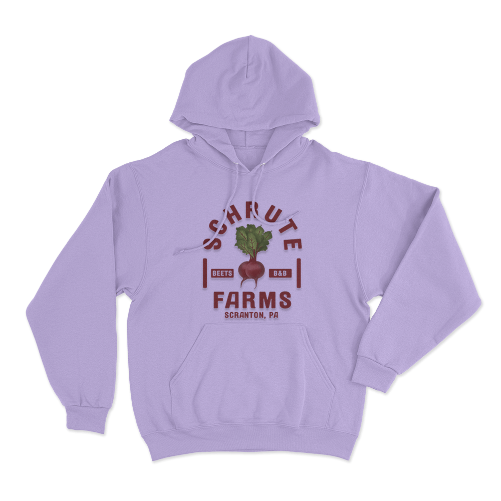 The Office Schrute Farms Unisex Hoodie Purple The Office Schrute Farms Unisex Hoodie Purple