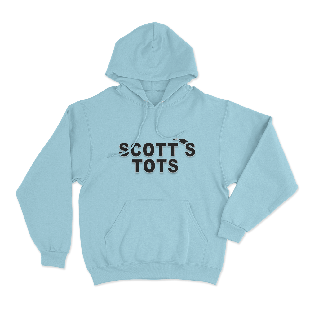 The Office Scott's Tots Unisex Hoodie Sky Blue The Office Scotts Tots Unisex Hoodie Sky Blue