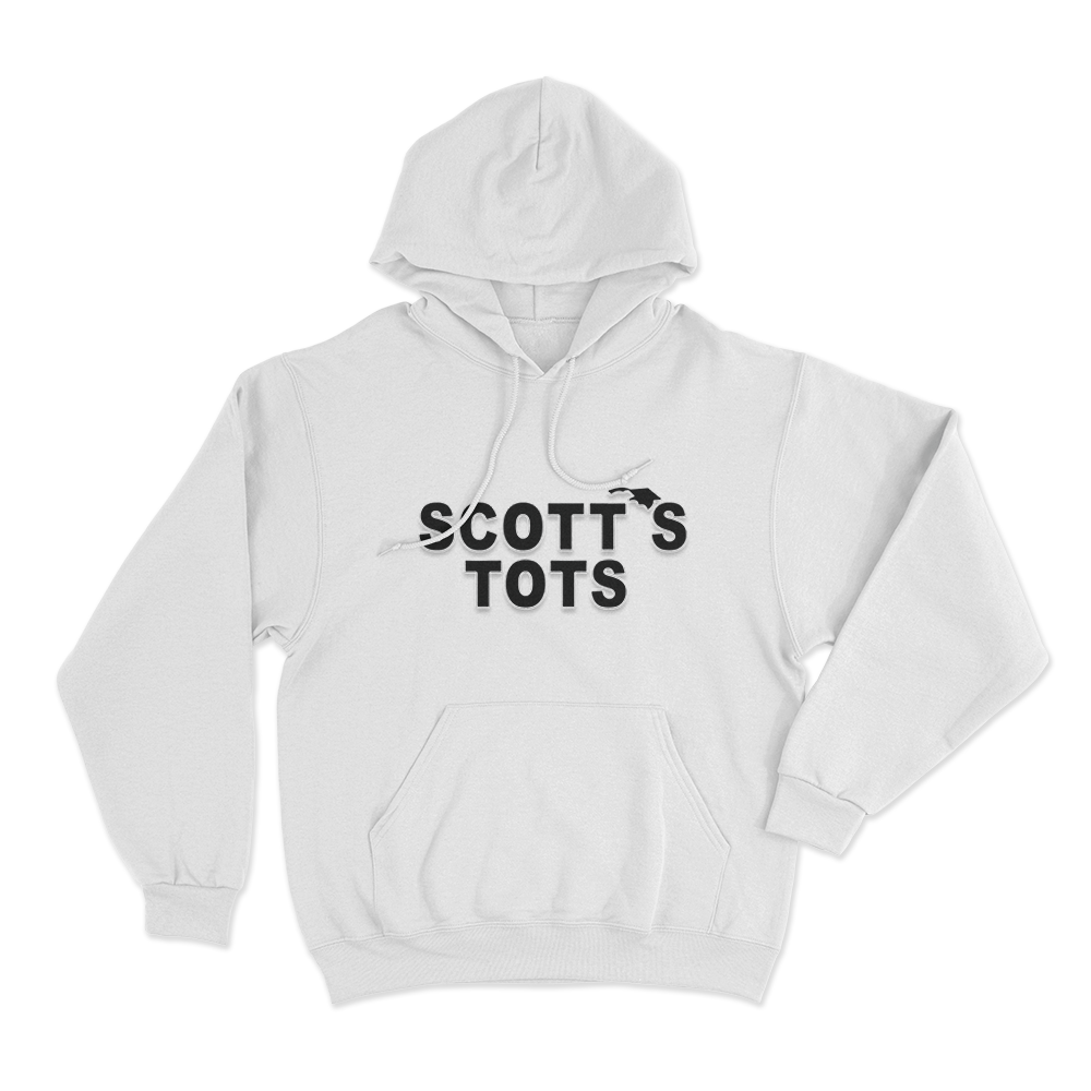 The Office Scott's Tots Unisex Hoodie White The Office Scotts Tots Unisex Hoodie White