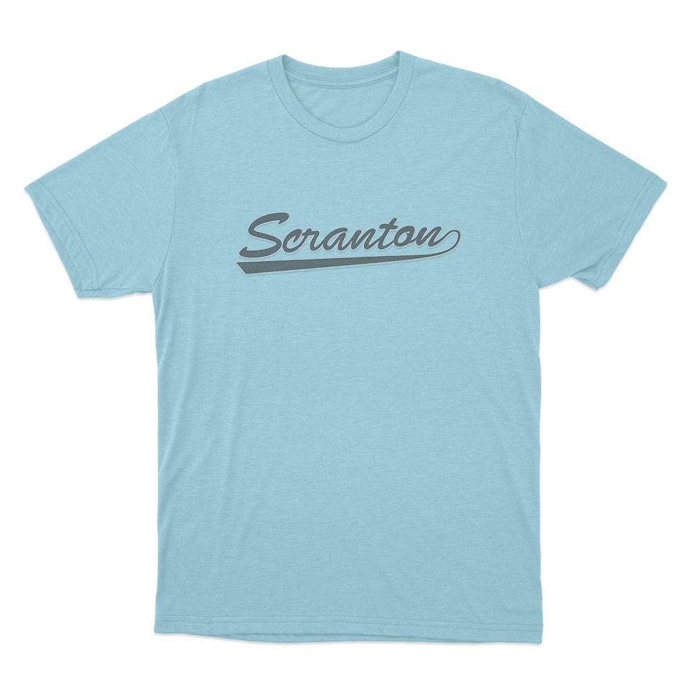 The Office Scranton Unisex T Shirt Sky Blue The Office Scranton Unisex T Shirt Sky Blue
